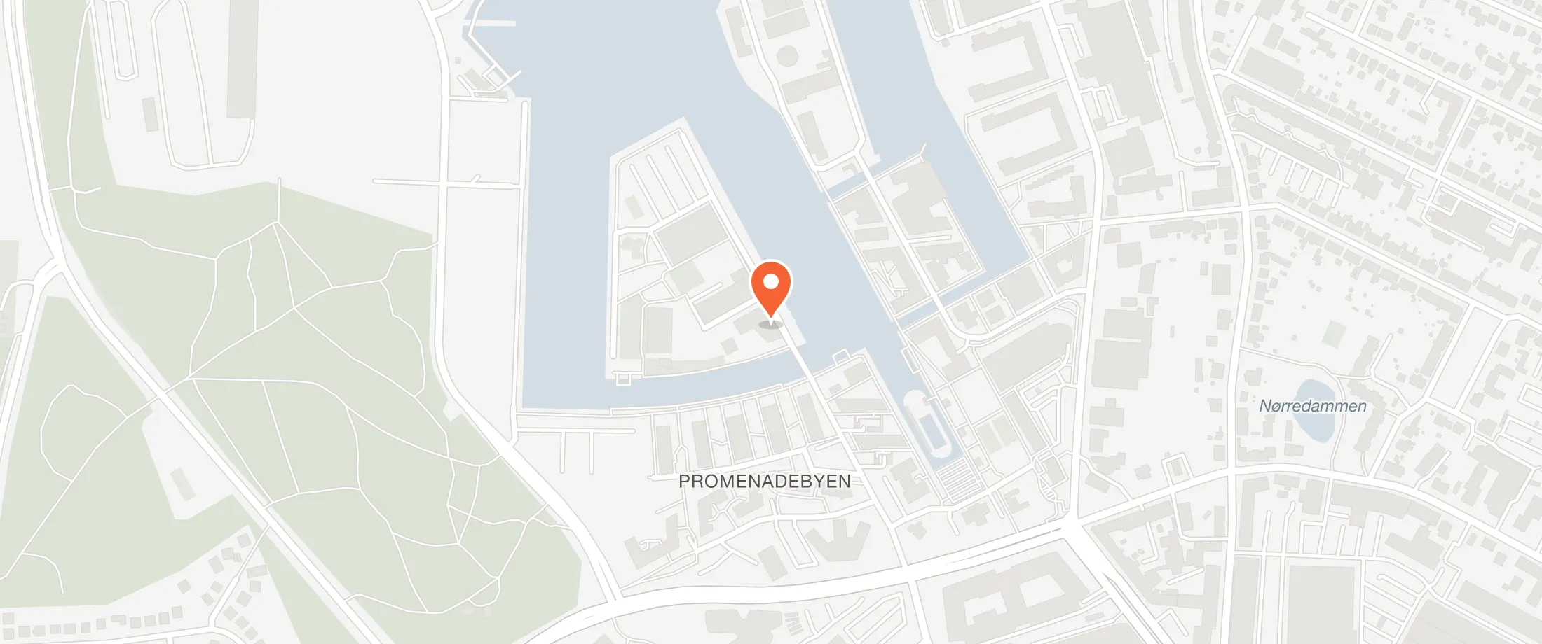 Kort over Restaurant Nordatlanten, Nordatlantisk Promenade 1, 5000 Odense