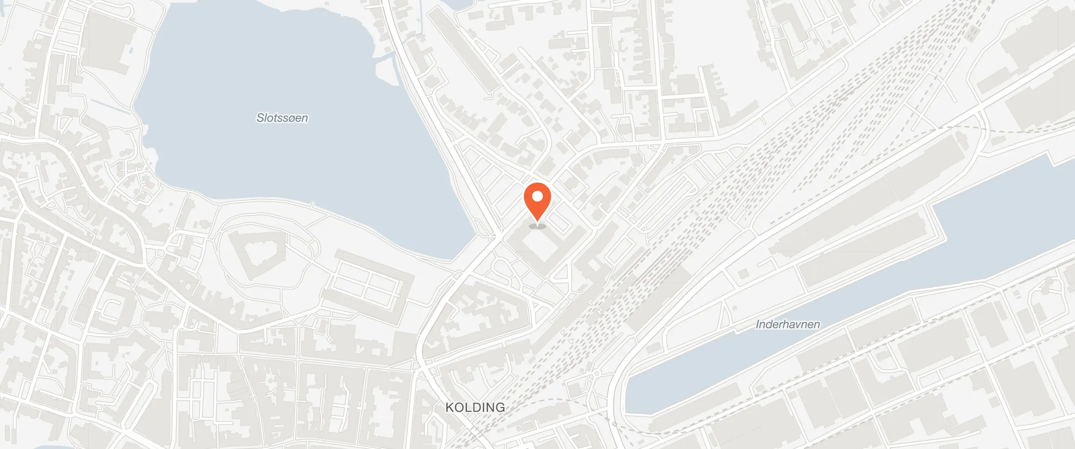 Kort over Restaurant Over Aaen, Søndergade 11, 1. sal, 6000 Kolding