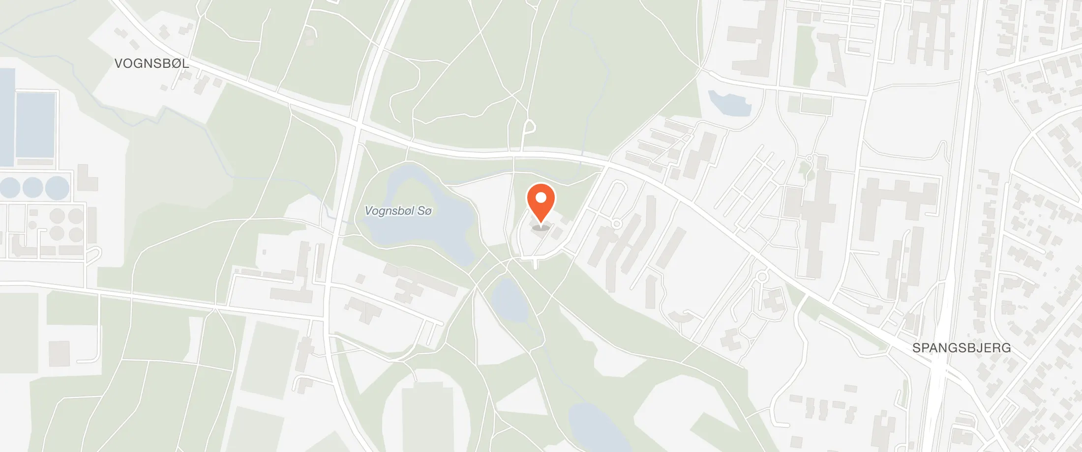 Kort over Restaurant Parken, Søvej 9, Vognsbølparken, 6700 Esbjerg