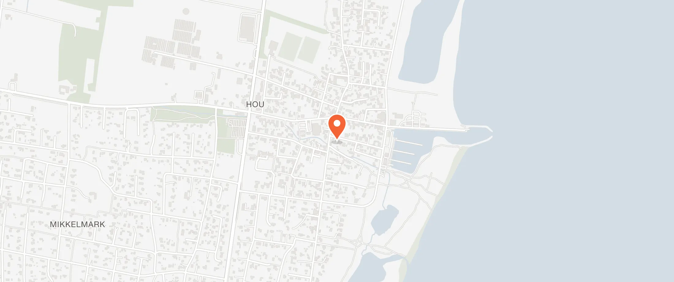 Kort over Restaurant Raalingen, Syrenvej 2, Hou, 9370 Hals