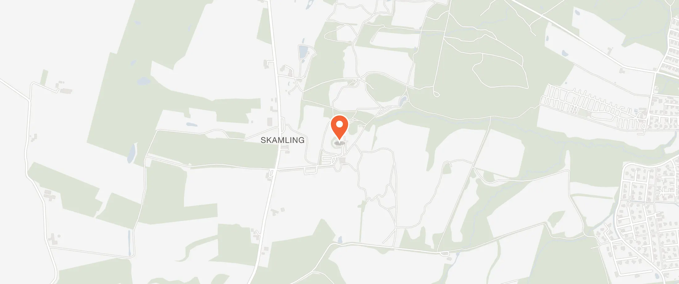 Kort over Restaurant Skamlingsbanken, Skamlingvejen 123, 6093 Sjølund