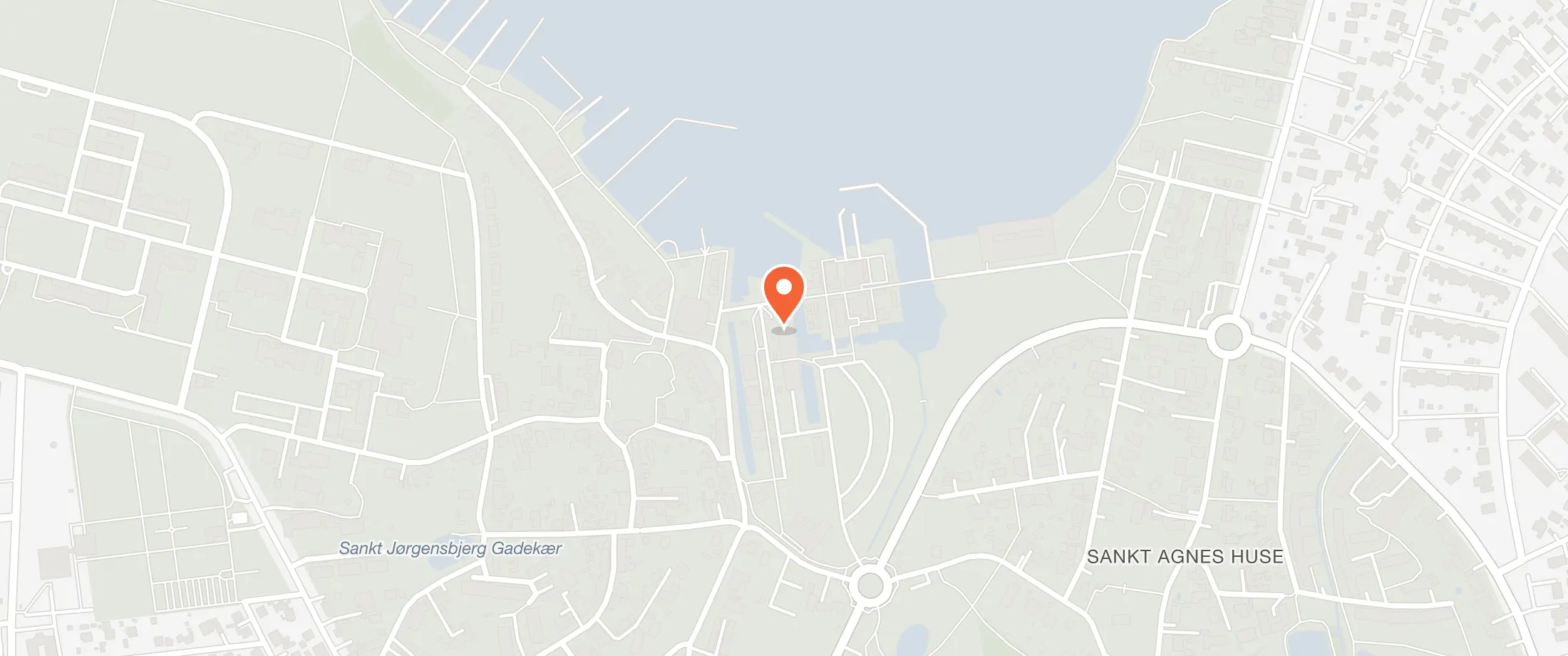 Kort over Restaurant Snekken, Vindeboder 16, 4000 Roskilde