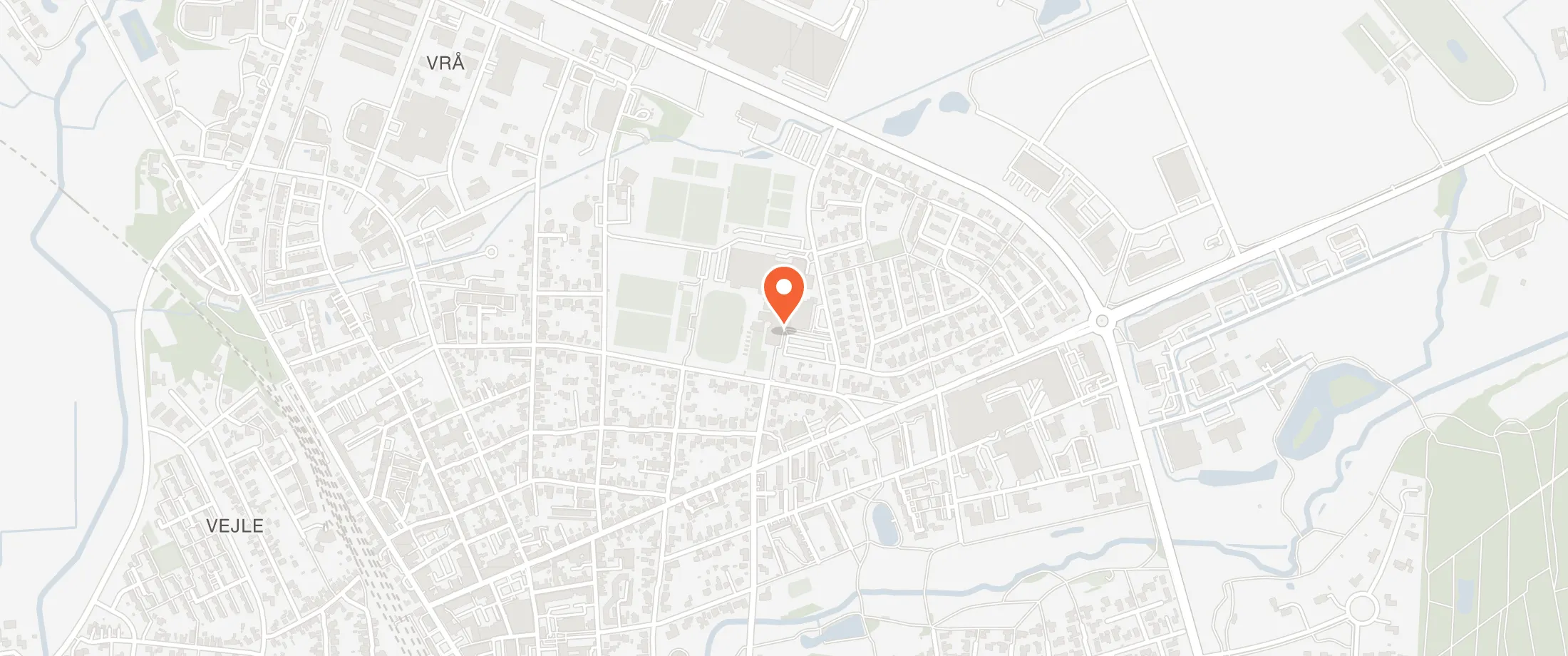 Kort over Ringkøbing-Skjern Kulturcenter, Ranunkelvej 1, 6900 Skjern