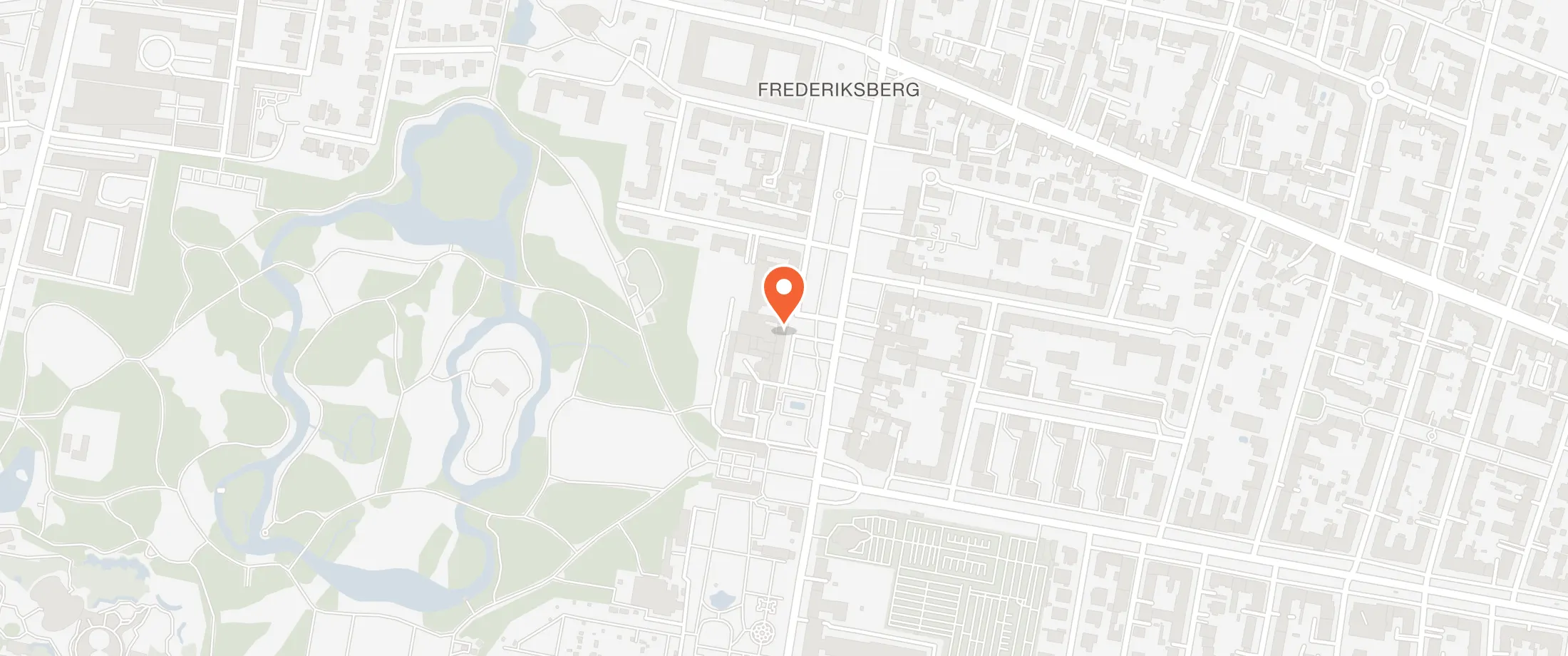 Kort over Rive Event Frederiksberg, Allégade 11, 2000 Frederiksberg