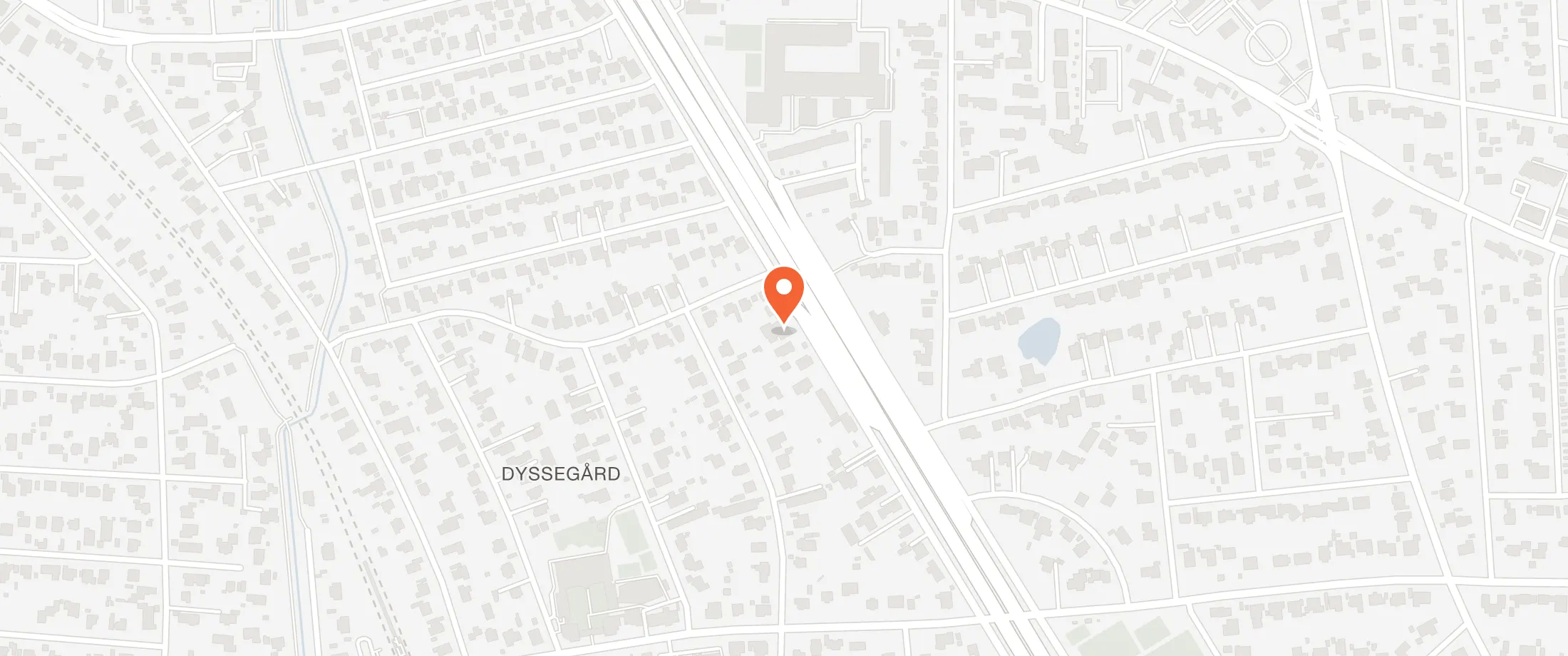 Kort over Rive Event Hellerup, Lyngbyvej 291A, 2900 Hellerup