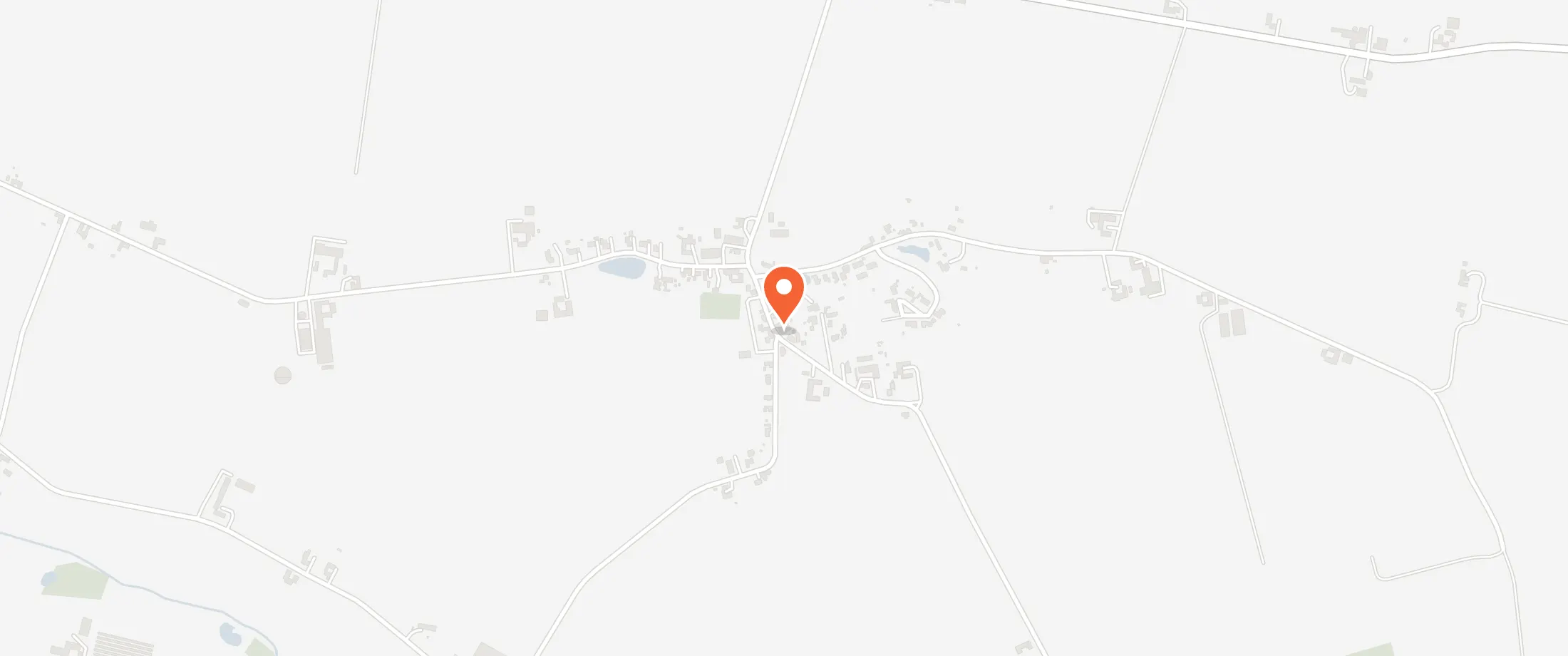 Kort over Roerslev Forsamlingshus, Dalene 16, 5450 Roerslev