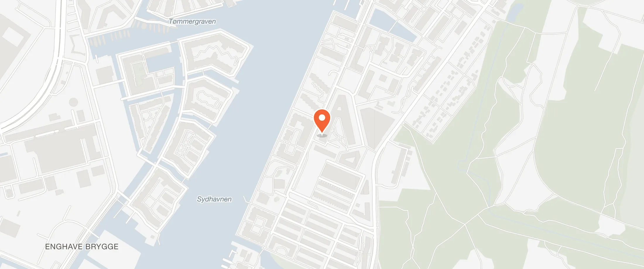 Kort over Scarpetta Islands Brygge, Islands Brygge 81F, 2300 Islands Brygge