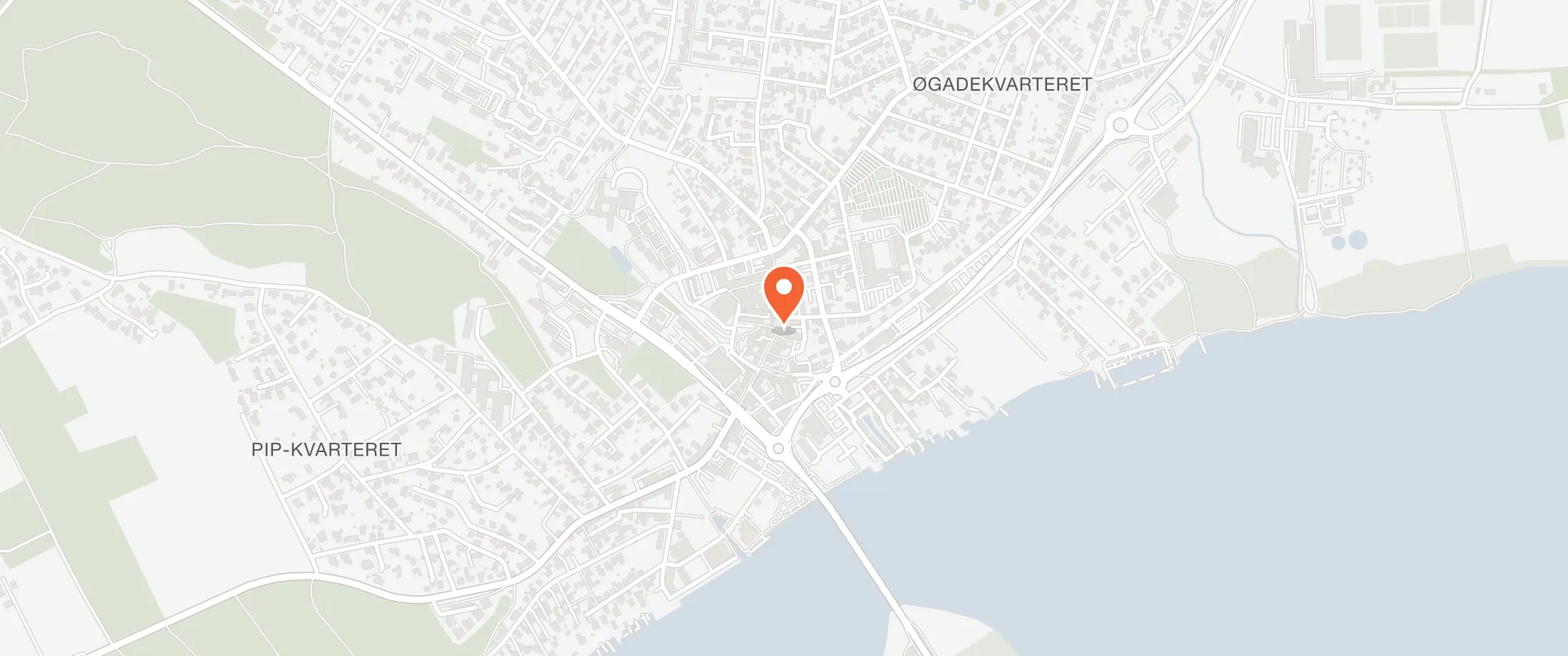 Kort over Selskabslokale Storegade No. 36 (Helles Køkken), Storegade 36, 9560 Hadsund
