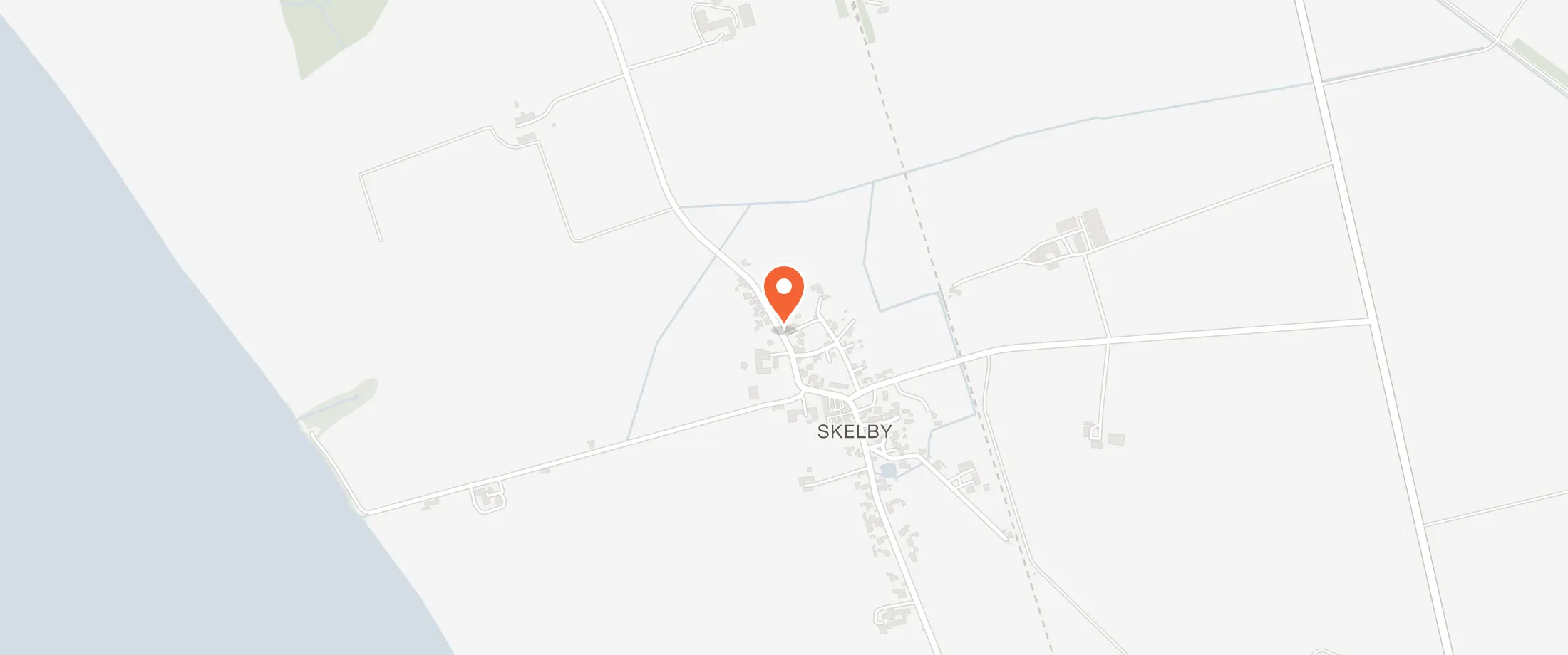 Kort over Skelby Forsamlingshus, Gl. Landevej 66, 4874 Gedser