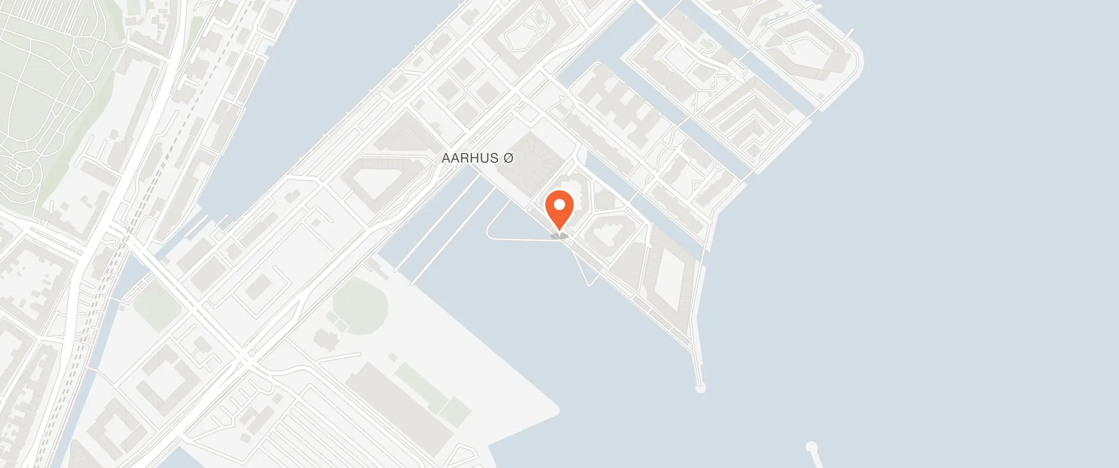 Kort over Skovmøllen Ø, Irma Pedersens Gade 180C, 8000 Aarhus