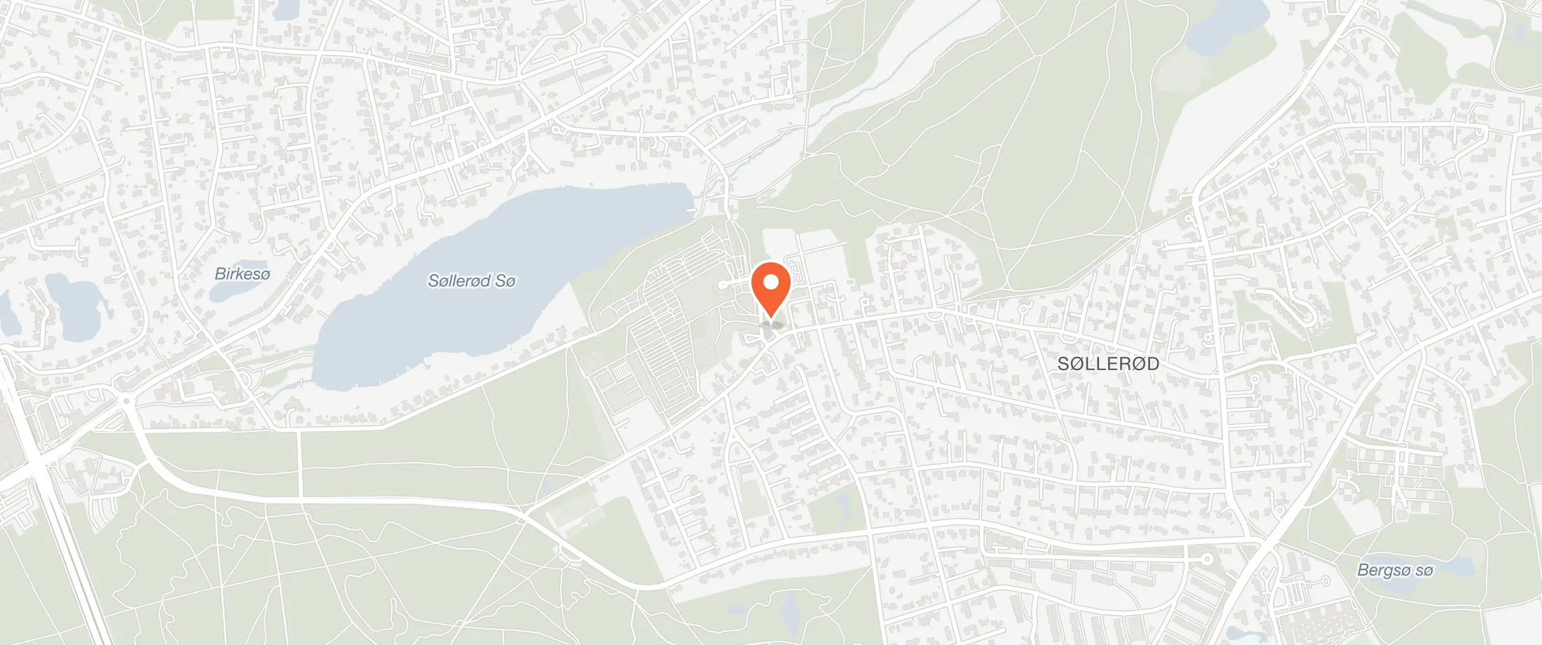 Kort over Søllerød Kro, Søllerødvej 35, 2840 Holte