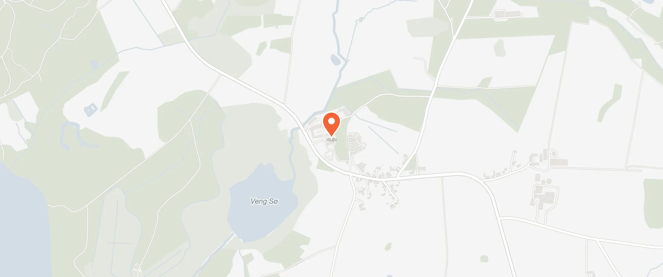 Kort over Sophiendal Slotshotel, Låsbyvej 82, 8464 Galten