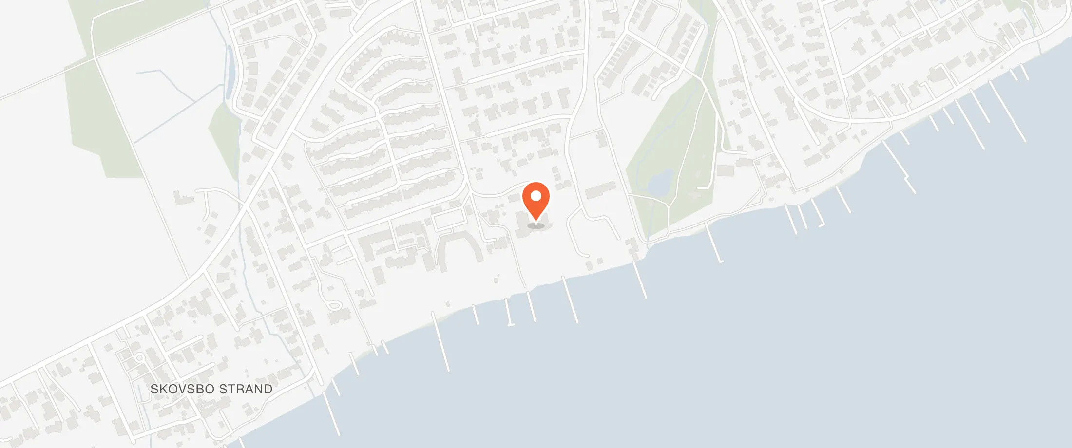 Kort over Stella Maris Badehotel, Kogtvedvænget 3, 5700 Svendborg