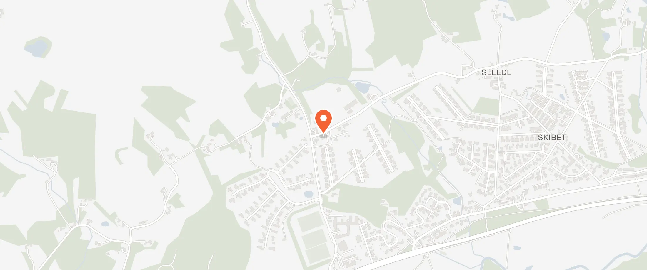 Kort over Stenager Forsamlingshus, Knabberupvej 189, 7100 Vejle