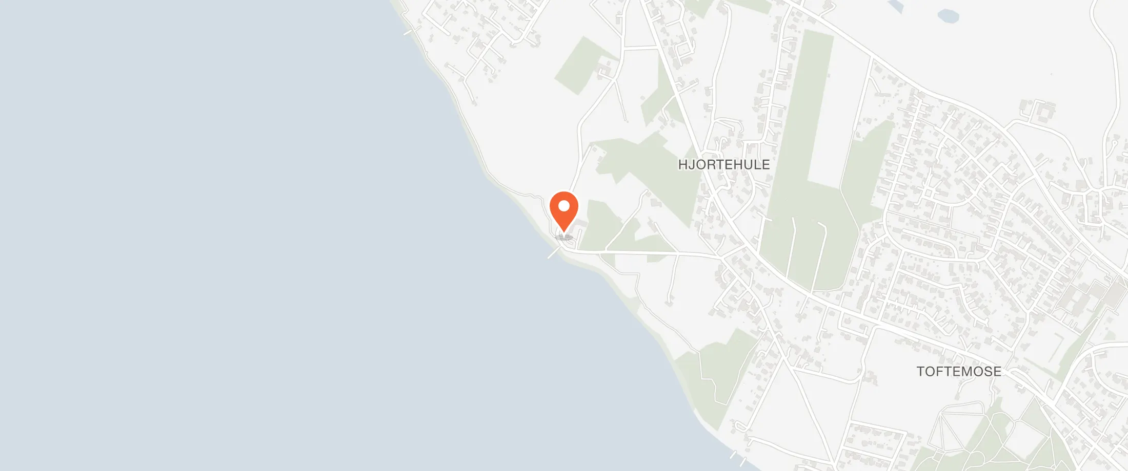 Kort over Strandhotel Røsnæs, Klintedalsvej 60, 4400 Røsnæs