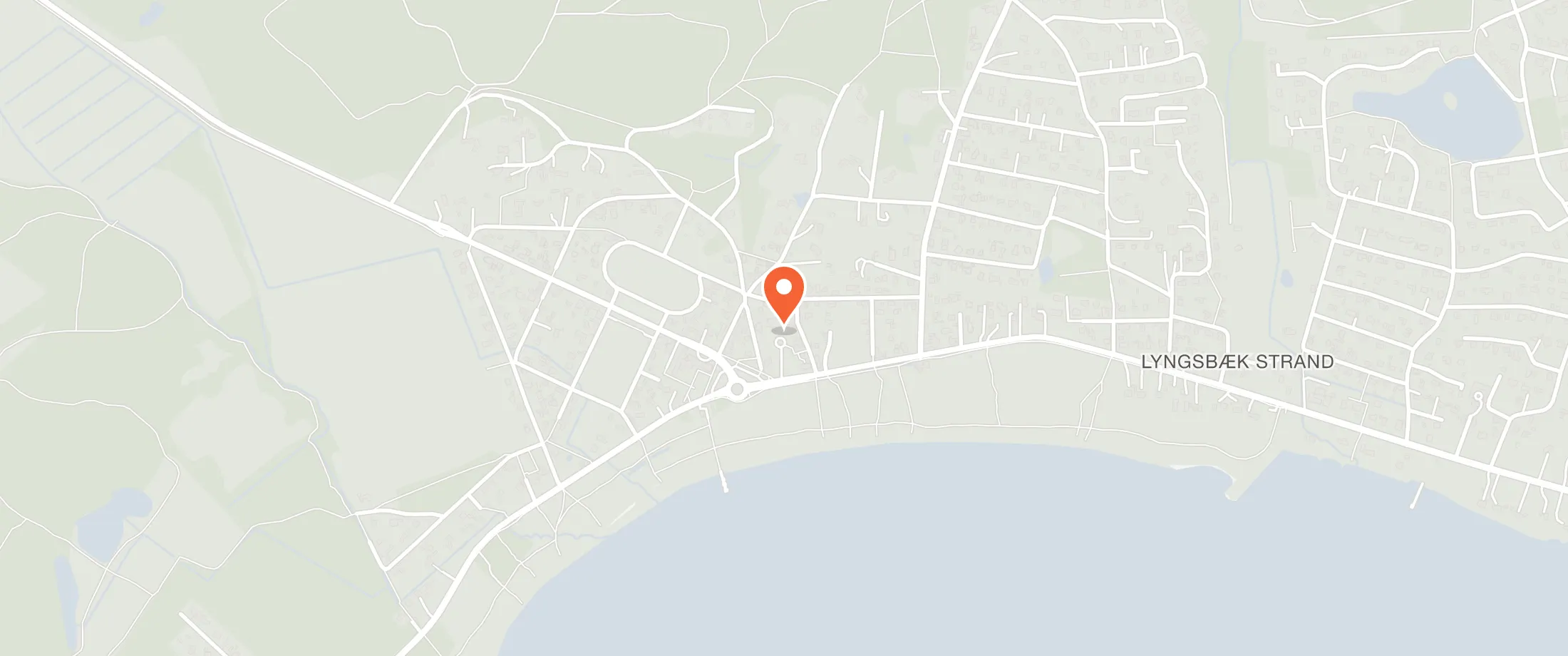 Kort over Strandhotellet Mols, Hovedgaden 31a, Femmøller Strand, 8400 Femmøller