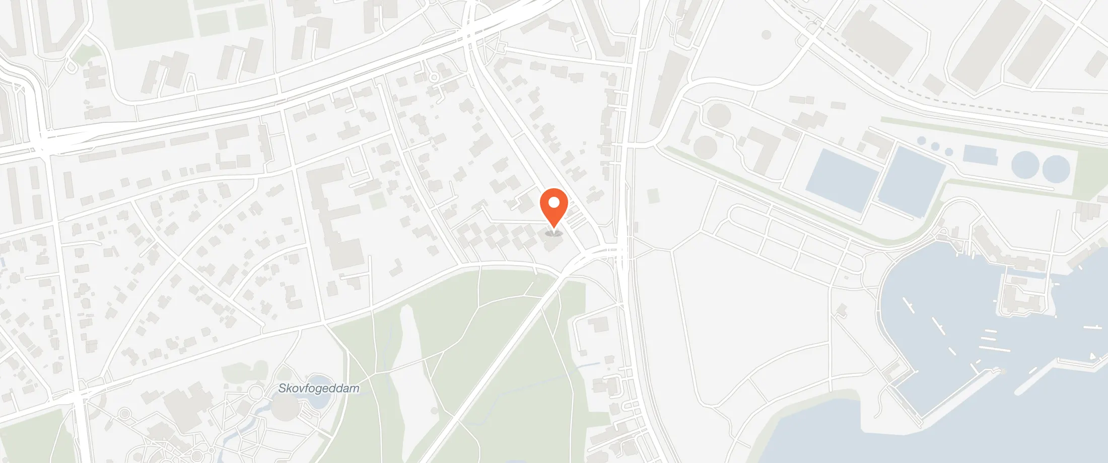 Kort over Tangkroen, Dalgas Avenue 54, 8000 Aarhus