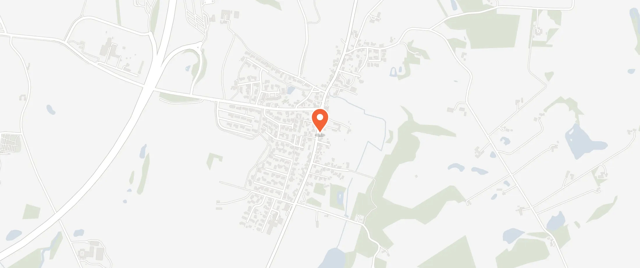 Kort over Tebstrup Forsamlingshus, Horsensvej 117, 8660 Tebstrup