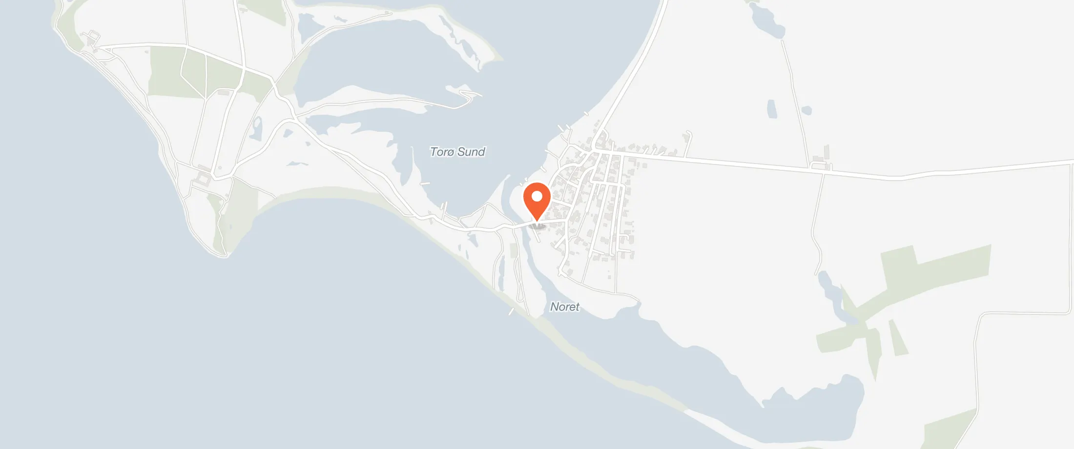 Kort over Thorøhuse Forsamlingshus, Drejet 7, 5610 Thorøhuse