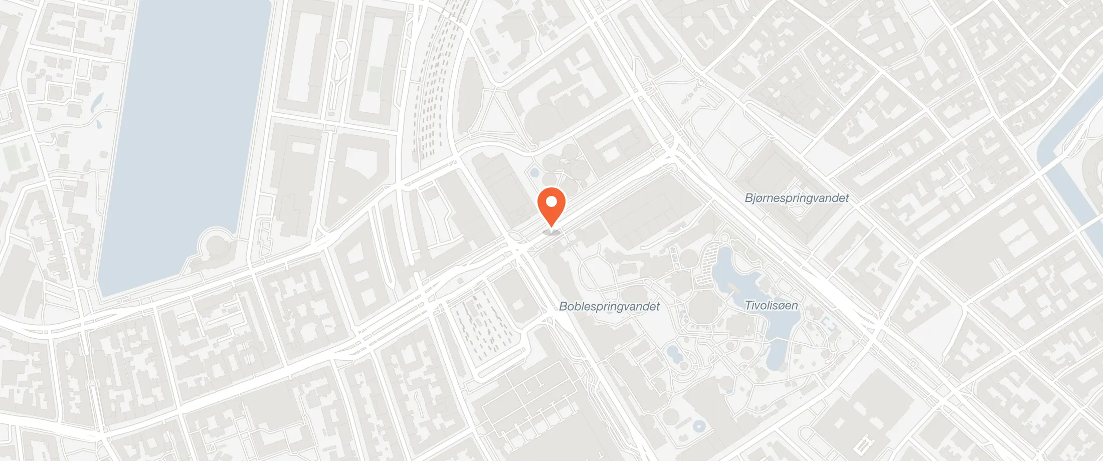 Kort over Tivoli selskabslokaler, Vesterbrogade 3, 1630 Vesterbro