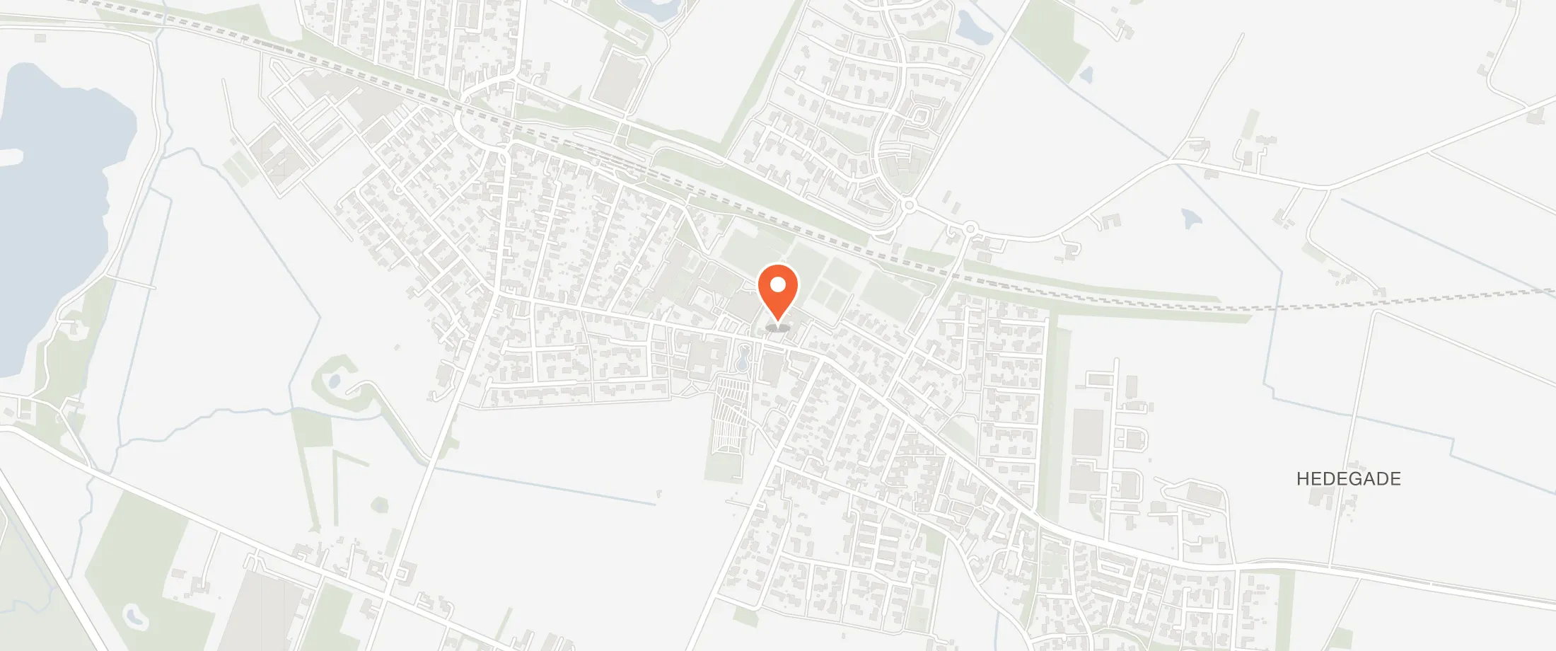 Kort over Tjæreborg Forsamlingshus, Skolevej 44B, Tjæreborg, 6731 Tjæreborg