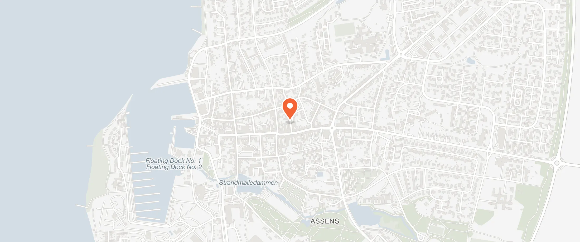 Kort over Tobaksgaarden, Tobaksgården 7, 5610 Assens