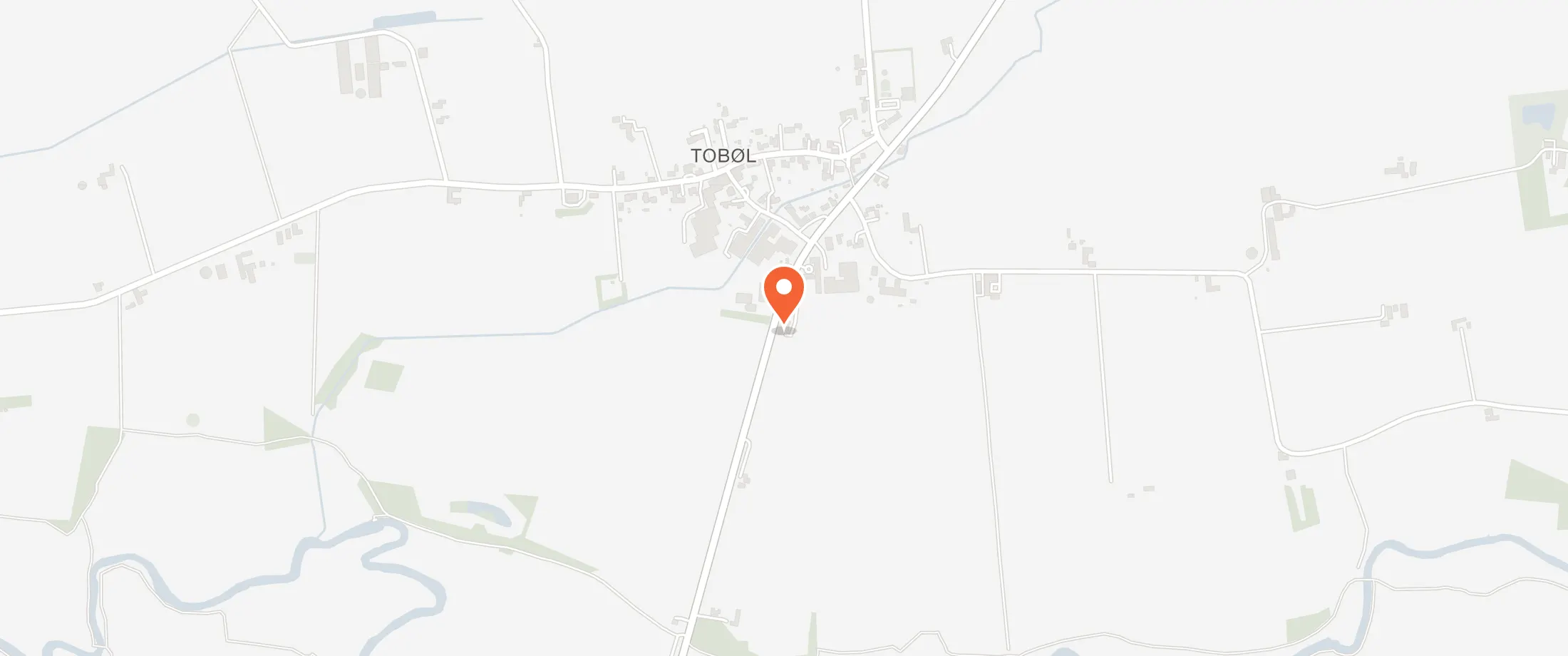 Kort over Tobøl Forsamlingshus, Ribevej 45, Tobøl, 6683 Tobøl