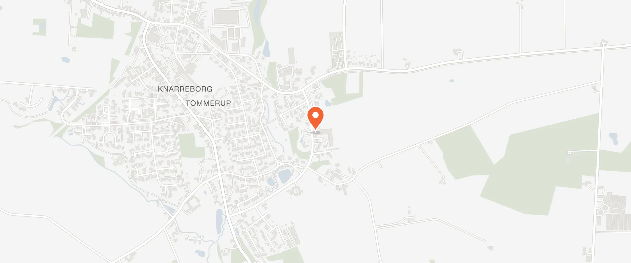 Kort over Tommerup Forsamlingshus, Kirkebjerg 6, 5690 Tommerup