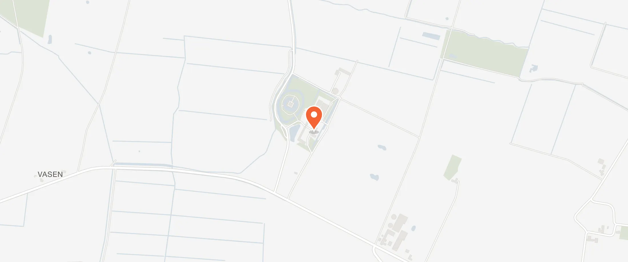 Kort over Trøjborg Hovedgård, Trøjborgvej 21, 6261 Bredebro