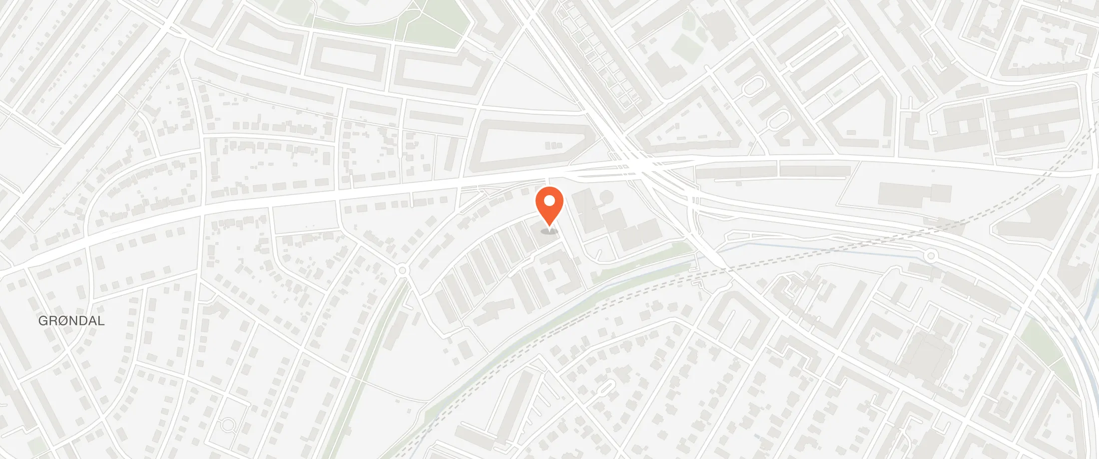 Kort over Vandværket, Rabarbervej 2, 2400 Nordvest