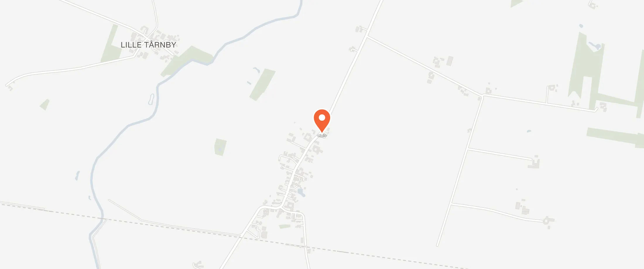 Kort over Varpelev Forsamlingshus, Varpelev Bygade 26, 4652 Varpelev