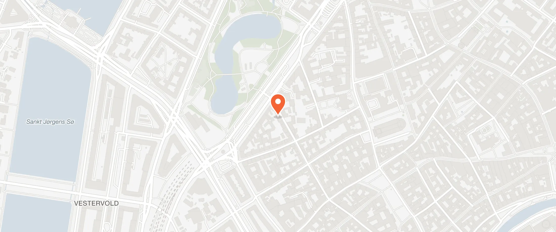 Kort over Venner Cph, Teglgårdstræde 13, 1452 Indre By