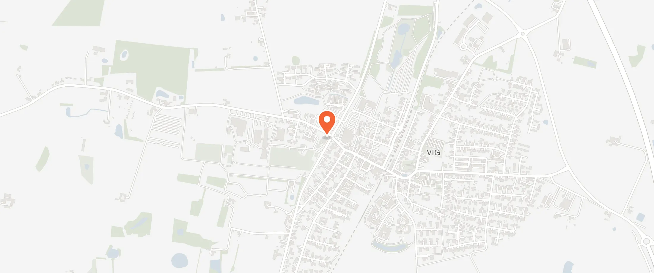 Kort over Vig Forsamlingshus, Ravnsbjergvej 1, 4560 Vig