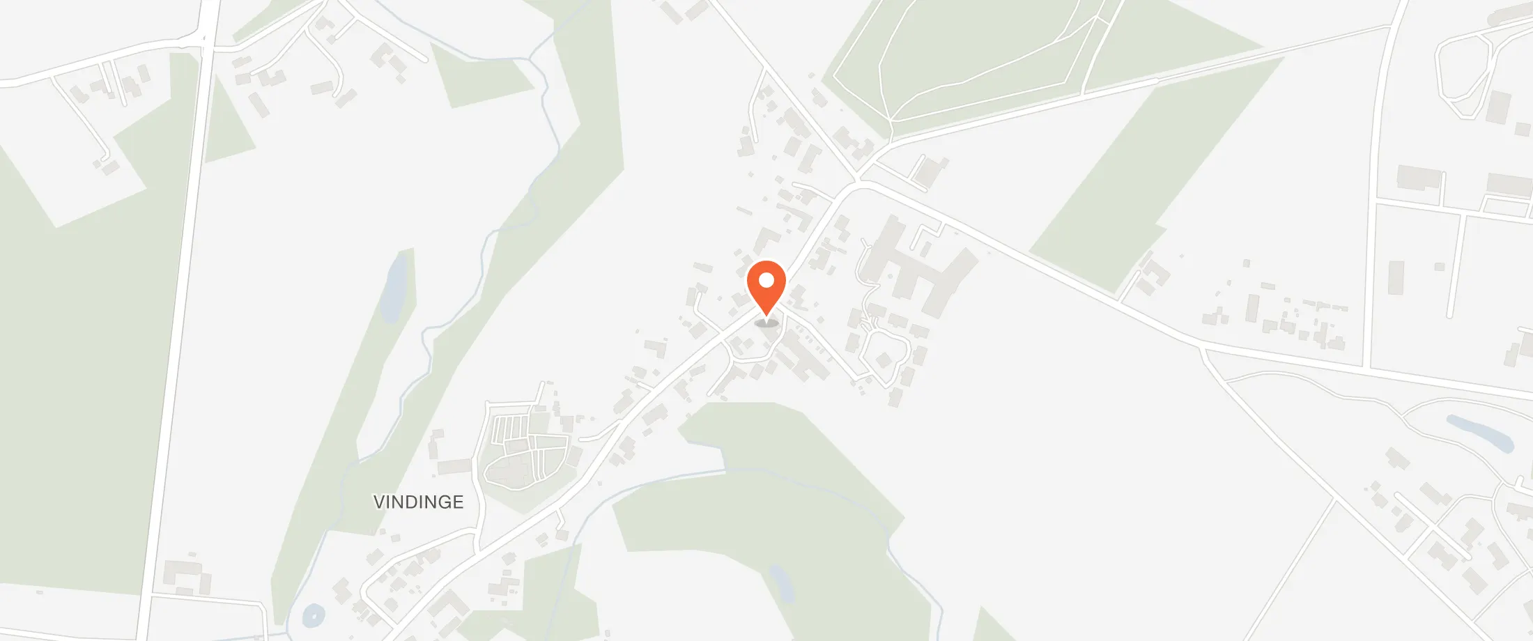 Kort over Vindinge Forsamlingshus, Bøjdenvej 75, 5800 Vindinge