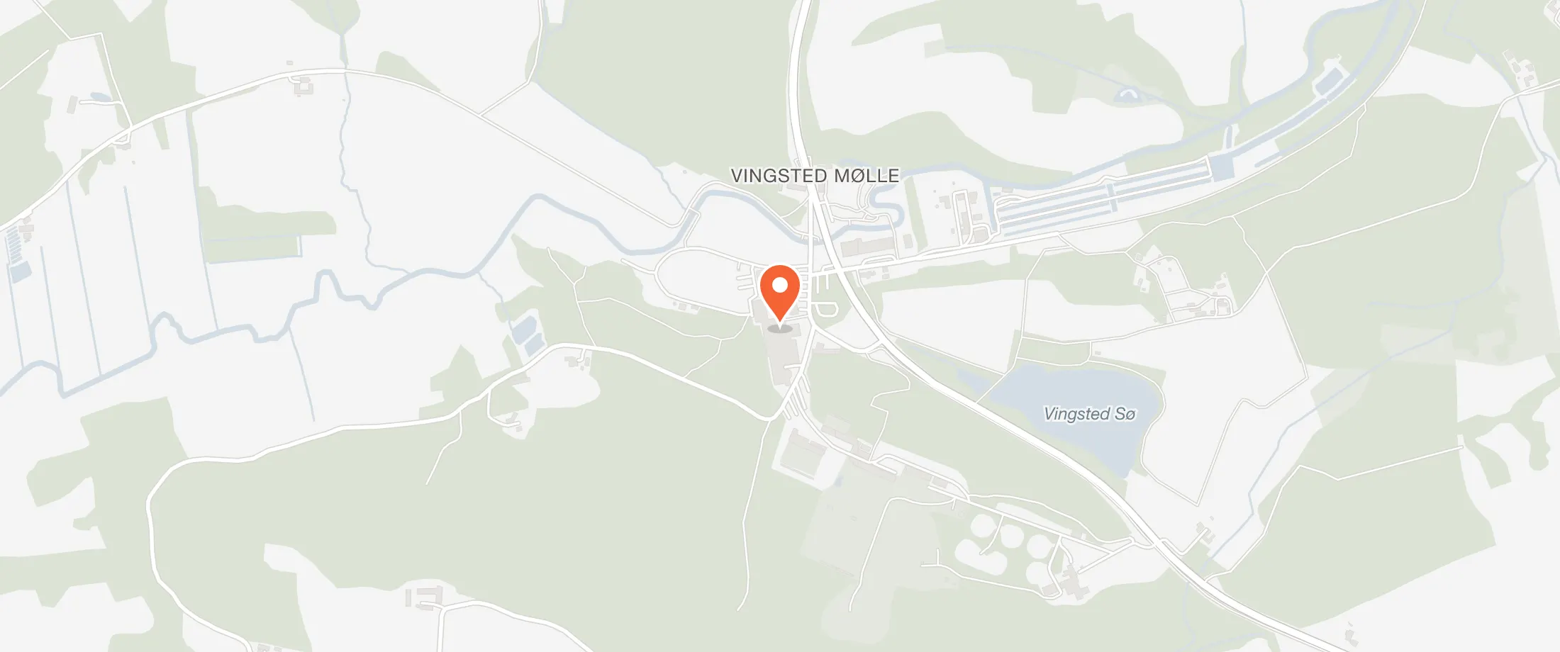 Kort over Vingsted Hotel & Konferencecenter, Vingsted Skovvej 2, 7182 Bredsten