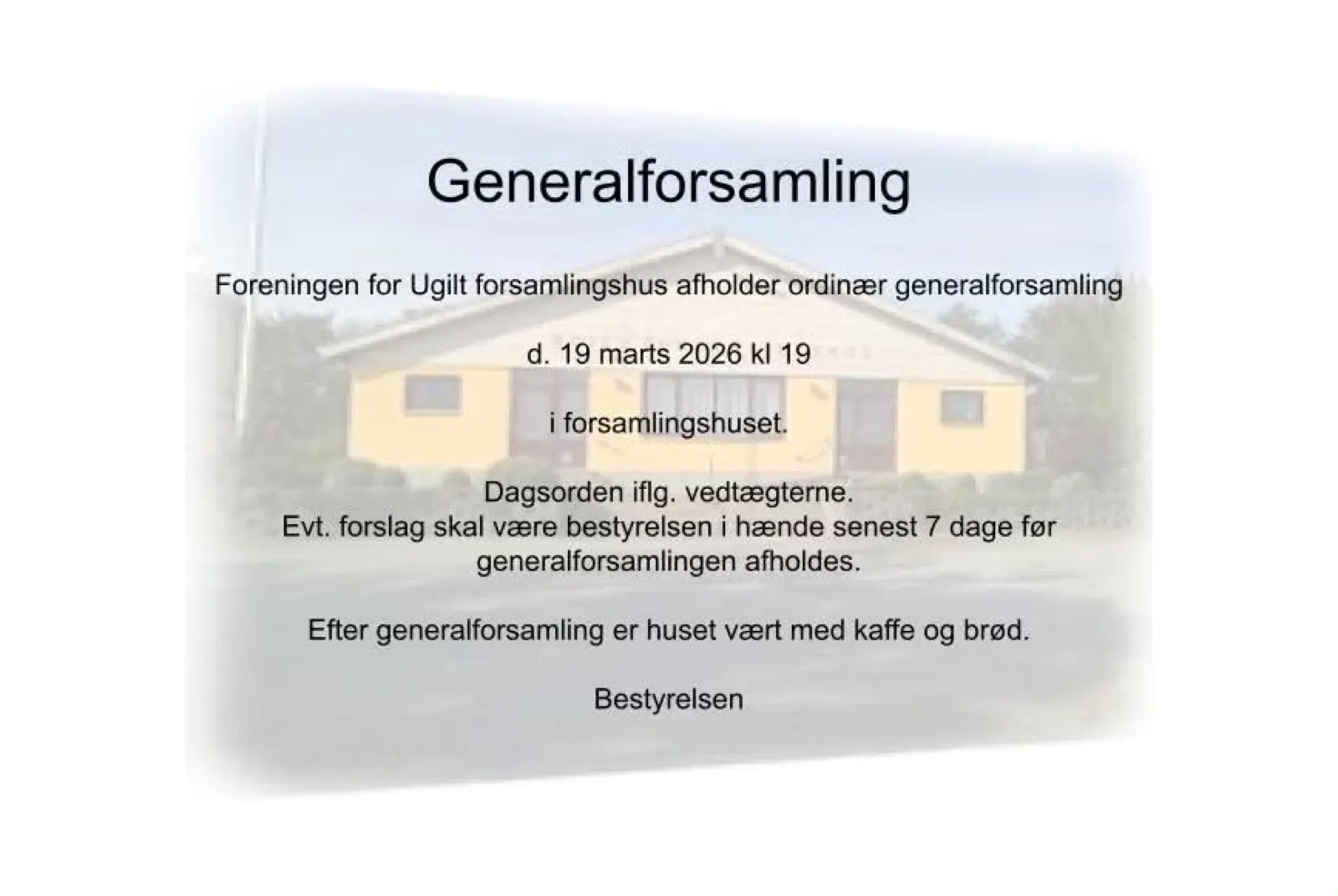 Ugilt Forsamlingshus, foto 2